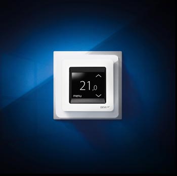dokunmatik ekranl haftalk programlanabilir hamam stma termostat
